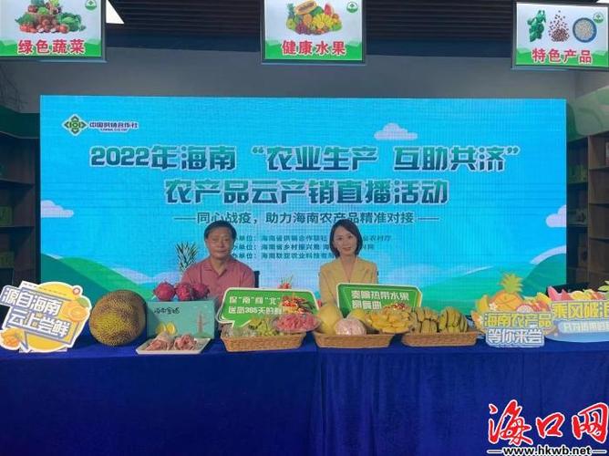 海南举办农产品云产销直播活动签约订单额超8千万元